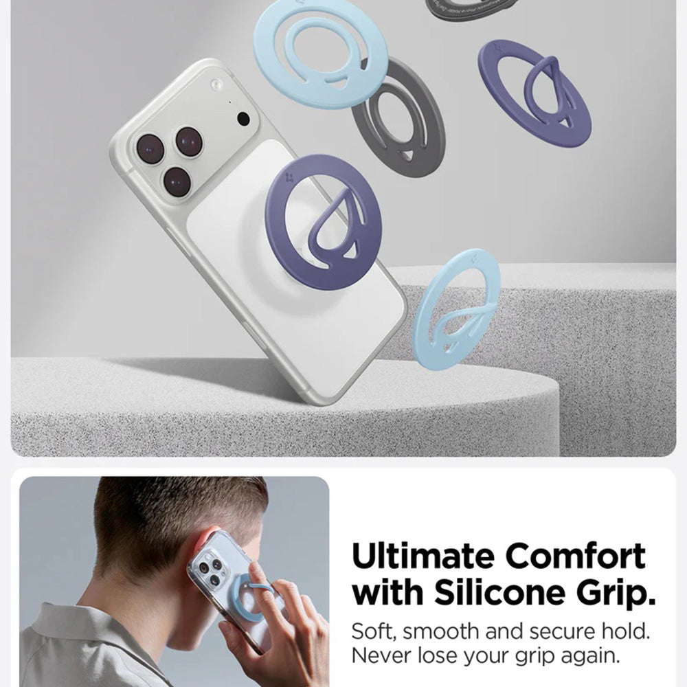 Spigen Dual Pop Universal Ringstöd, Blå AMP11368