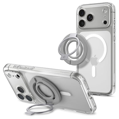 Spigen Dual Pop Mag S Ringhållare, Universal, Grå AMP11736