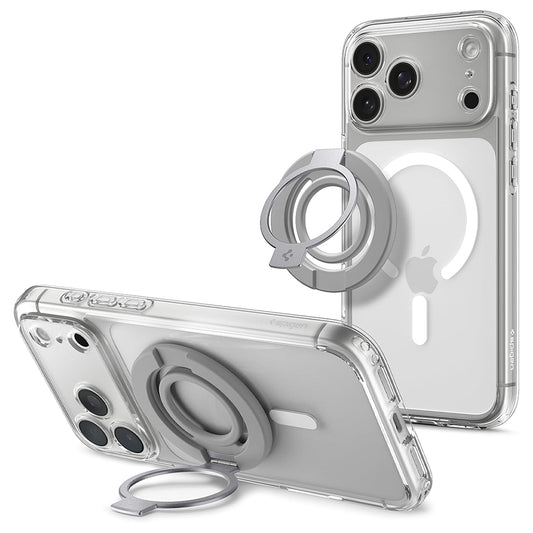 Spigen Dual Pop Mag S Ringhållare, Universal, Grå AMP11736