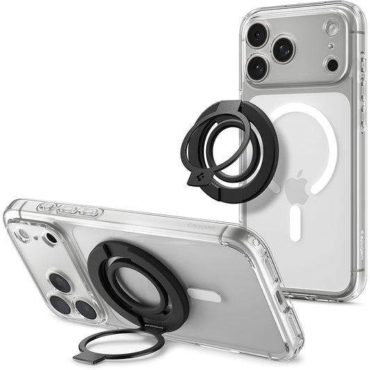 Spigen Dual Pop Mag S Ringhållare, Universal, Svart AMP11735