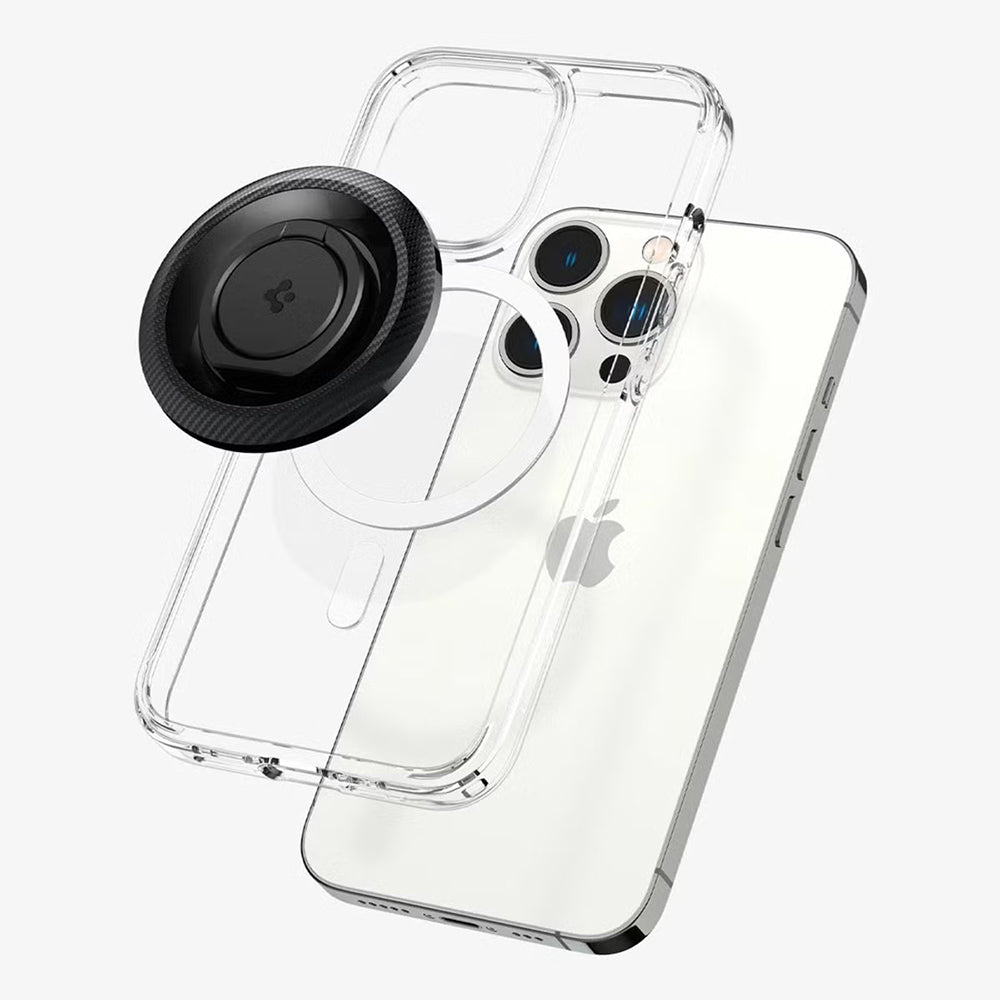 Spigen O-Mag OM100 Carbon Ringhållare, Universal, Svart AMP05505