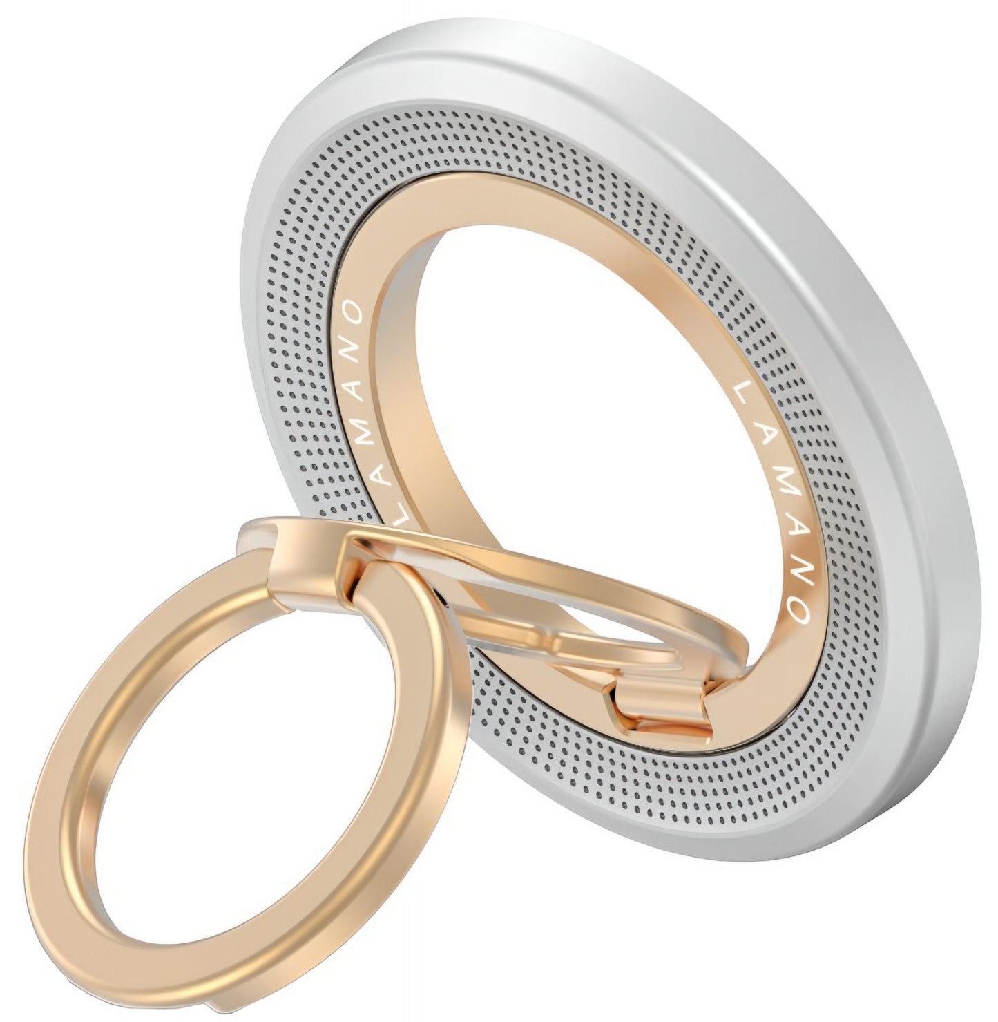 Tech-Protect MMR700 Lamano Ringstöd, Universal, Guld Silver