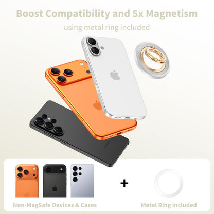 Tech-Protect MMR700 Lamano Ringstöd, Universal, Guld Silver