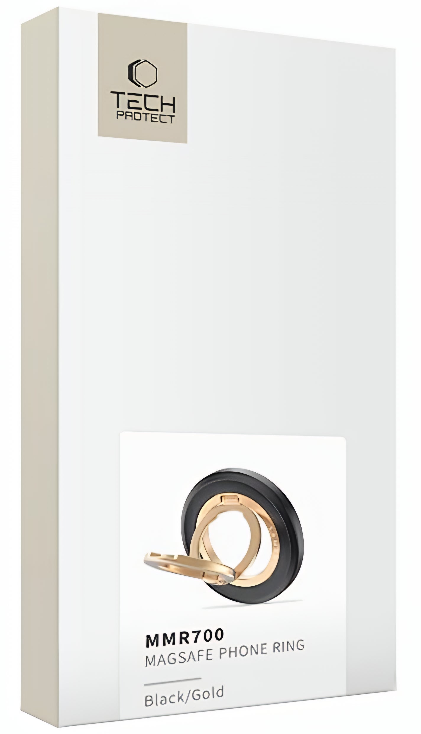 Tech-Protect MMR700 Lamano Ringstöd, Universal, Svart Guld