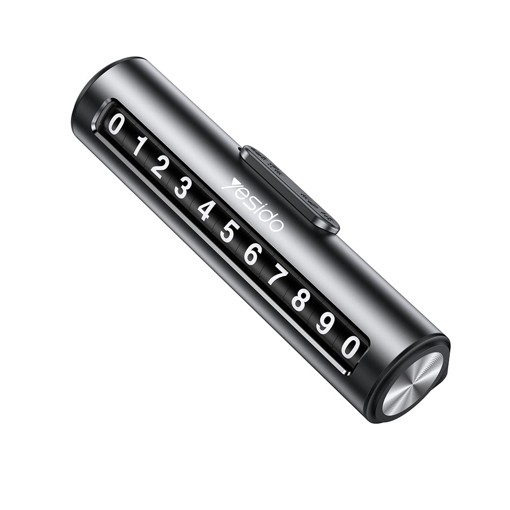Bilnummerhållare Yesido C202, Svart