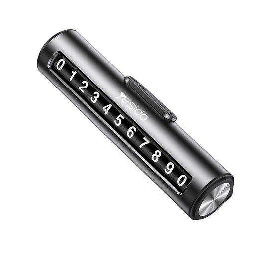 Bilnummerhållare Yesido C202, Svart