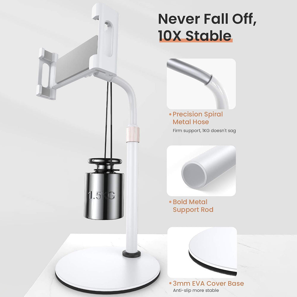 Lisen Skrivbordsstöd för Telefon / Surfplatta, 4.7inch - 12.9inch, Svart YL0420050002