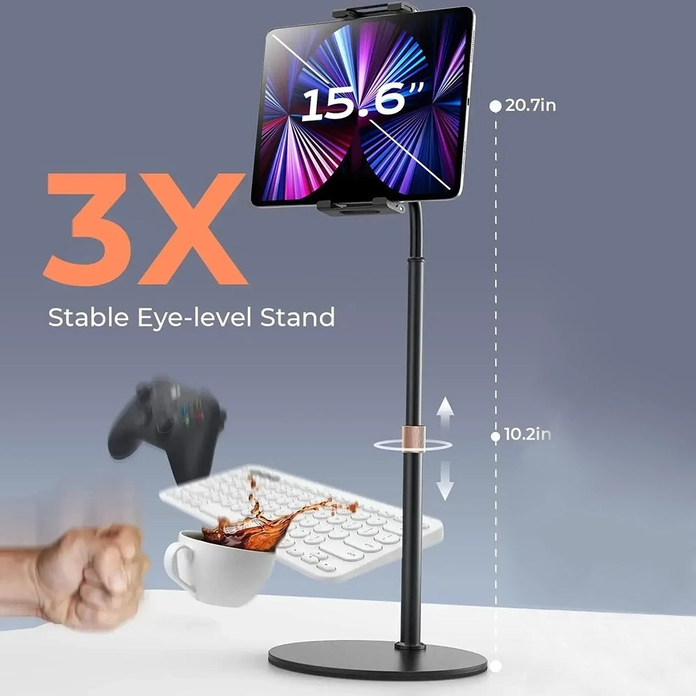 Lisen Skrivbordsstöd för Telefon / Surfplatta, 4.7inch - 12.9inch, Svart YL0420050002