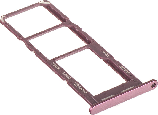 SIM-kortshållare Samsung Galaxy A14 A145, Dual SIM, Vinröd