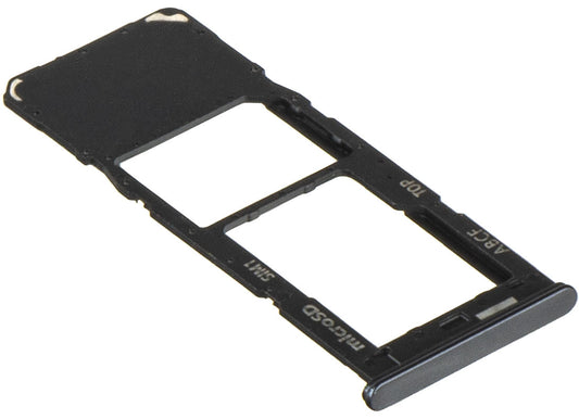 SIM-kortshållare Samsung Galaxy A23 5G A236 / A23 A235, Enkel SIM, Svart
