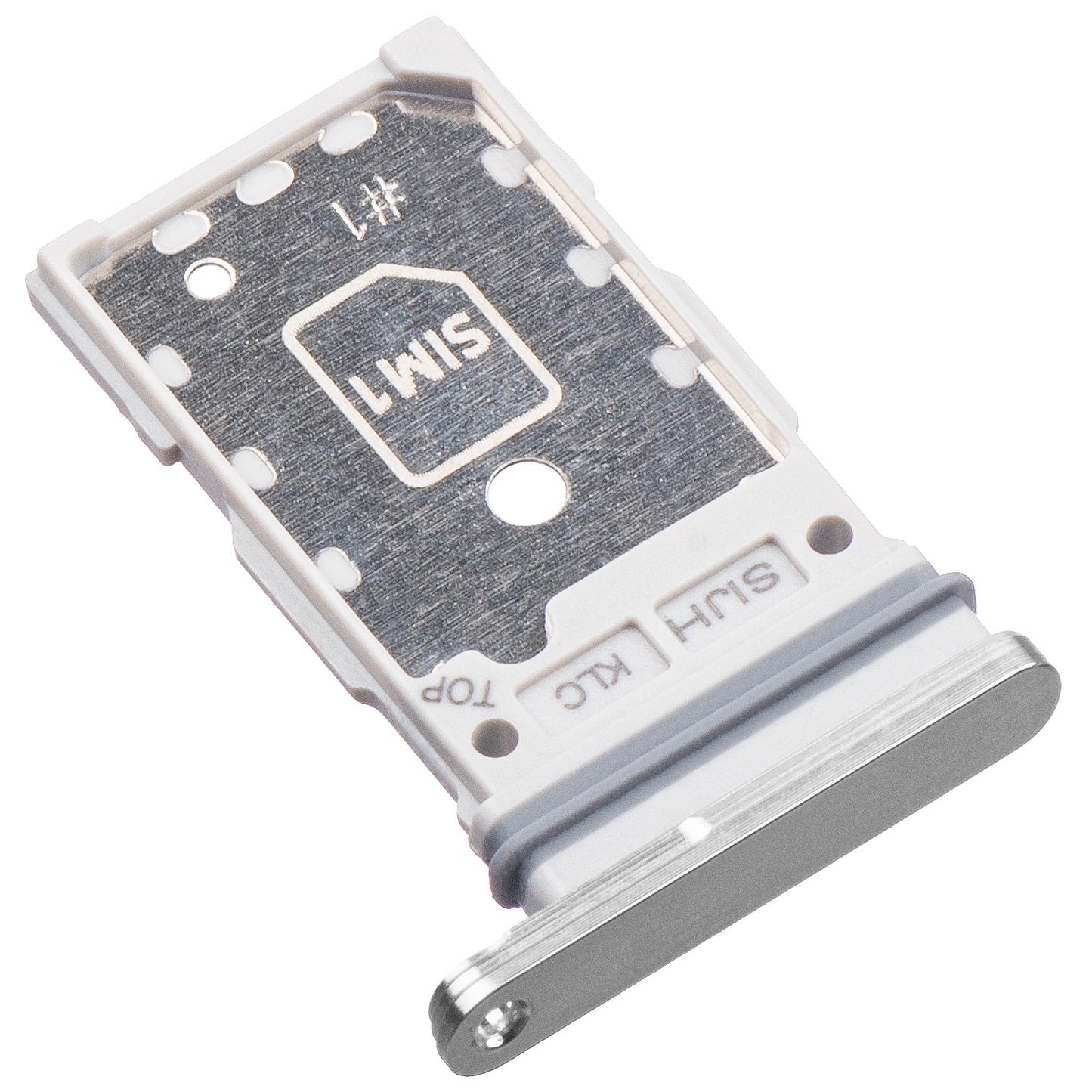 SIM holder Samsung Galaxy Galaxy S22 Ultra 5G S908, Silver