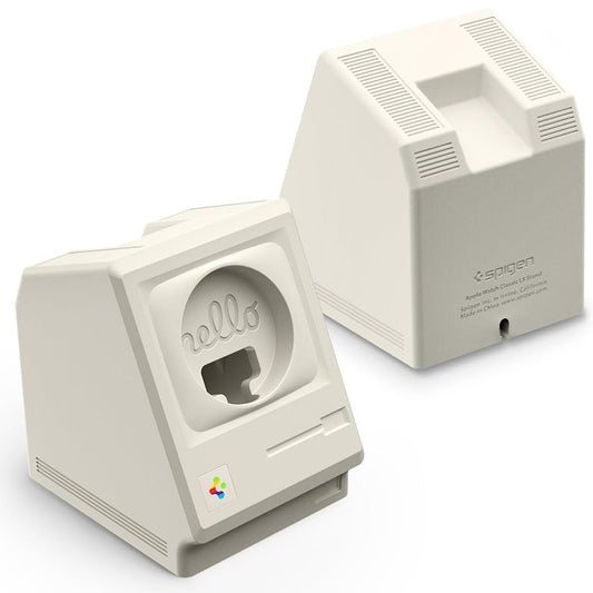 Spigen Classic LS-stöd för trådlös laddare Apple Watch Series, kräm AMP11668