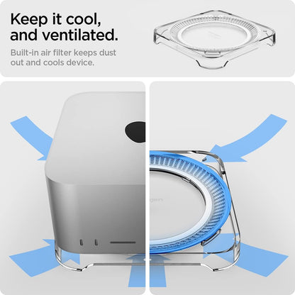Spigen LD202-stativ för Apple Mac Studio, transparent AMP04796