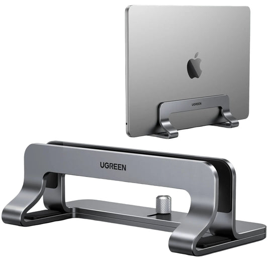 Vertikalt UGREEN LP258-stöd för laptop med tjocklek 12mm - 26mm, Silver