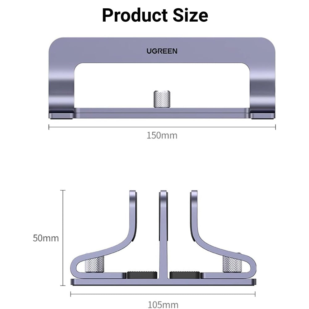 UGREEN LP258-stöd för Laptop max 17.3 tum, Silver