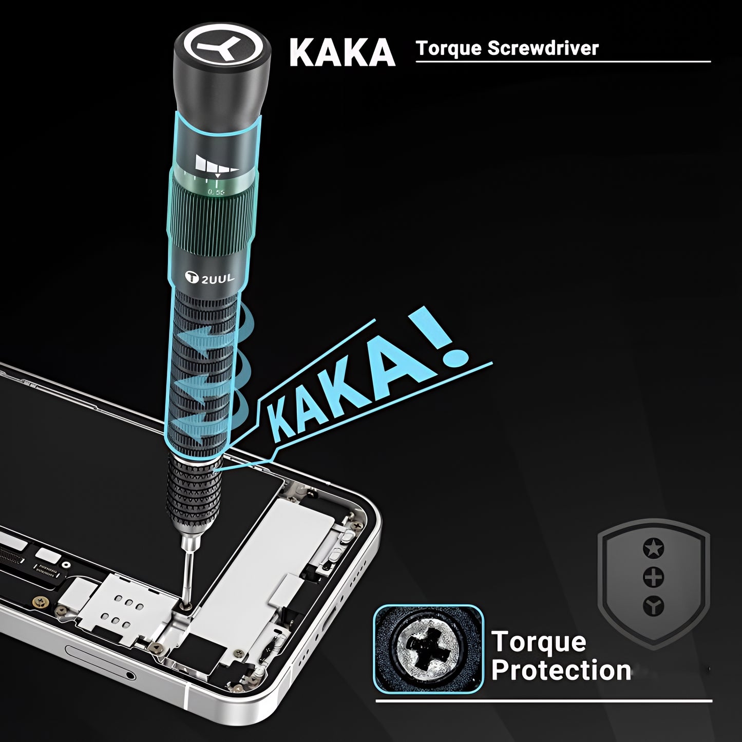 Skruvmejsel 2UUL SD21 Kaka, Pentalobe 0.8mm