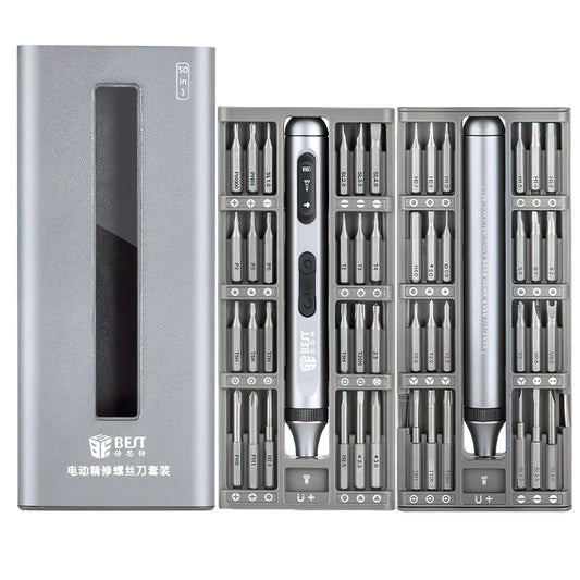 Elektrisk Skruvmejsel Best BST-9933A, 50in1, Silver
