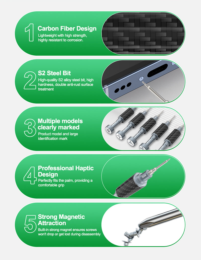Relife RL-729A Screwdriver, 5in1