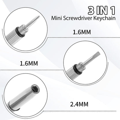 Techsuit ST1 Screwdriver for Glasses, Silver