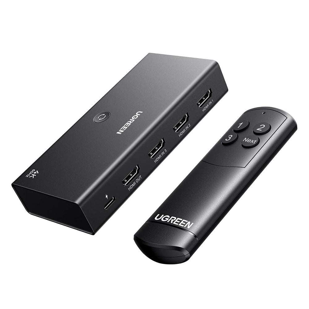 HDMI-växel UGREEN AW504 (55857), Svart