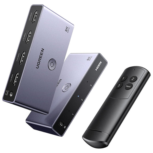 HDMI-växel UGREEN CM624 (15604), Grå