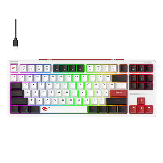 Gamingtangentbord HAVIT KB902L, RGB, 1.8m, Flerfärgad