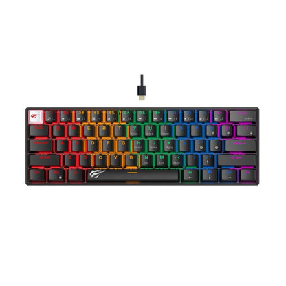 Gamingtangentbord HAVIT KB903L, RGB, 1.8m, Svart