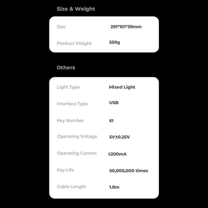 Gamingtangentbord HAVIT KB903L, RGB, 1.8m, Svart