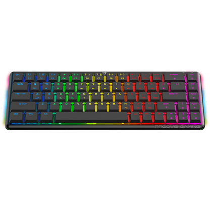 Trådlöst Gamingtangentbord Proove AFK, RGB, BT / Wi-Fi / Kabelanslutet, 1.5m, Svart WKAFKEN22001