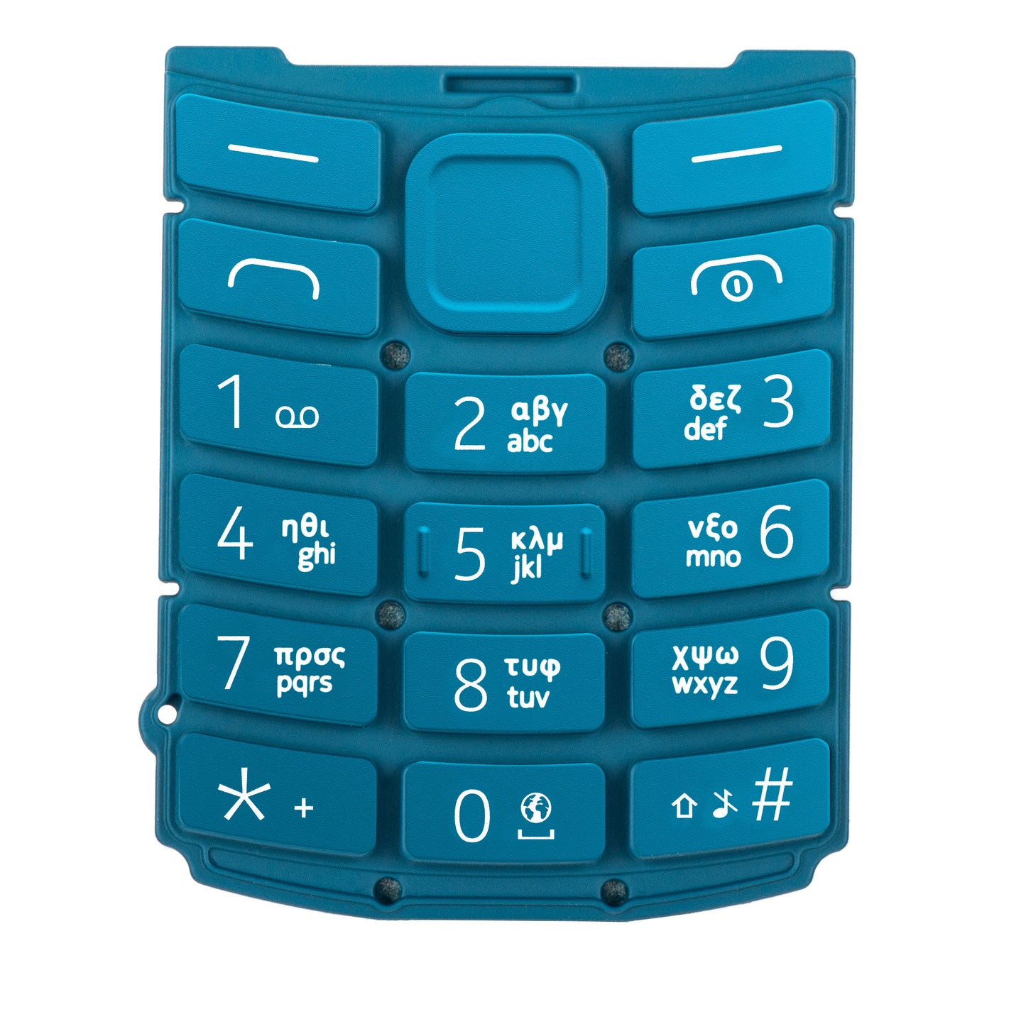 Grekiskt tangentbord för Nokia 105 4G 2nd Edition, Blå
