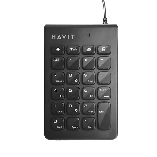 Numeriskt tangentbord Wired USB HAVIT KB223, 1.5m, Svart