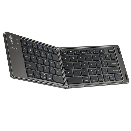 Hopfällbart Bluetooth-tangentbord Yesido KB27, Svart