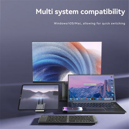 Hopfällbart Bluetooth-tangentbord Yesido KB27, Svart