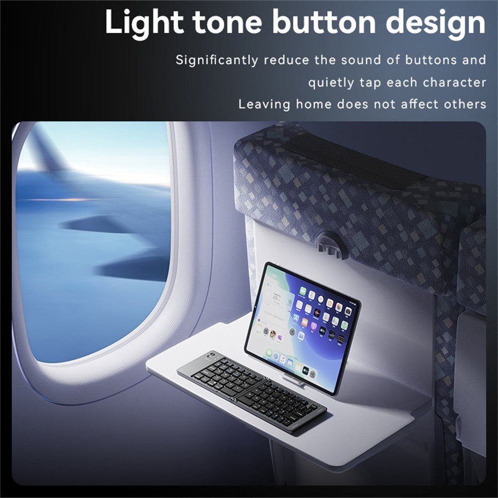 Hopfällbart Bluetooth-tangentbord Yesido KB27, Svart