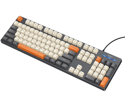 Wired USB-tangentbord HOCO GM61 Tri-Color, 1,45 m, Grå