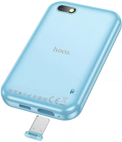 Mobiltelefon HOCO Y102 Kids, 2G, Display 2.8 tum, Blå