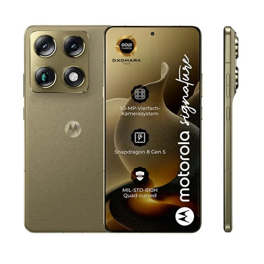 Mobiltelefon Motorola Signature 5G, 512GB, 16GB, Pantone Olive PBAB0003SE