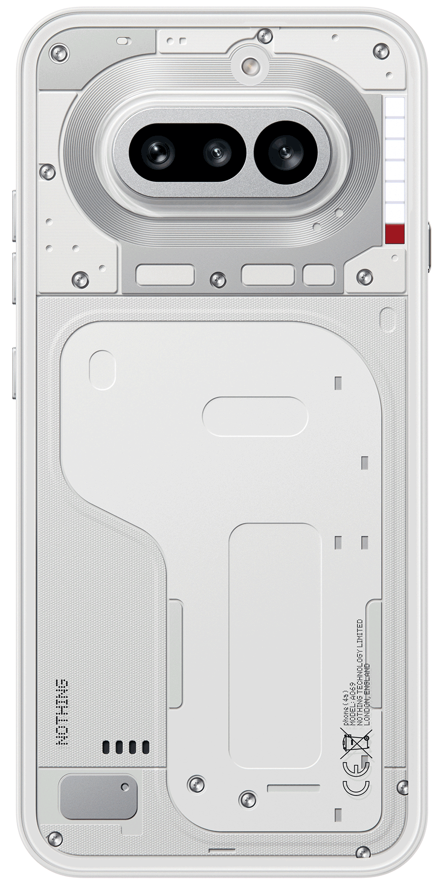 Mobiltelefon Nothing Phone (4a), 256GB, 12GB, Vit A10400279