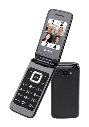 Mobiltelefon Olympia Luna Dual SIM, Svart 2210