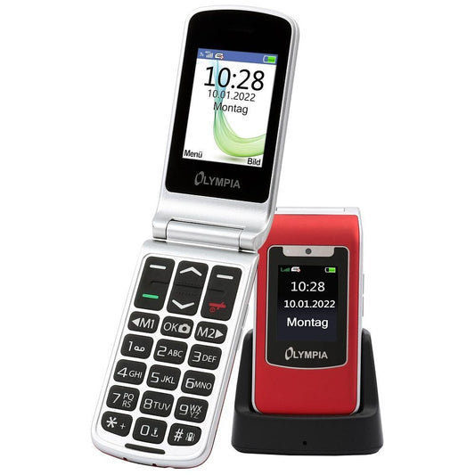 Mobiltelefon Olympia Style Duo, 48MB, Röd 2298