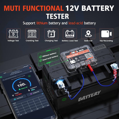 Bluetooth-testare för bilbatteriövervakning Ancel BM200