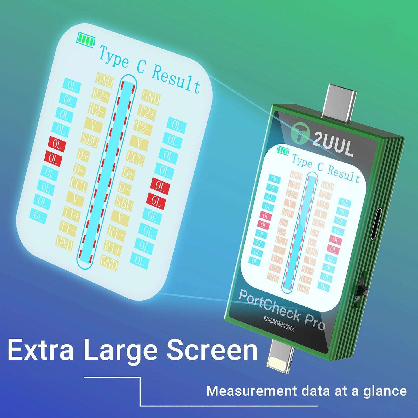 Service Tester 2UUL PW31, Lightning / USB-C