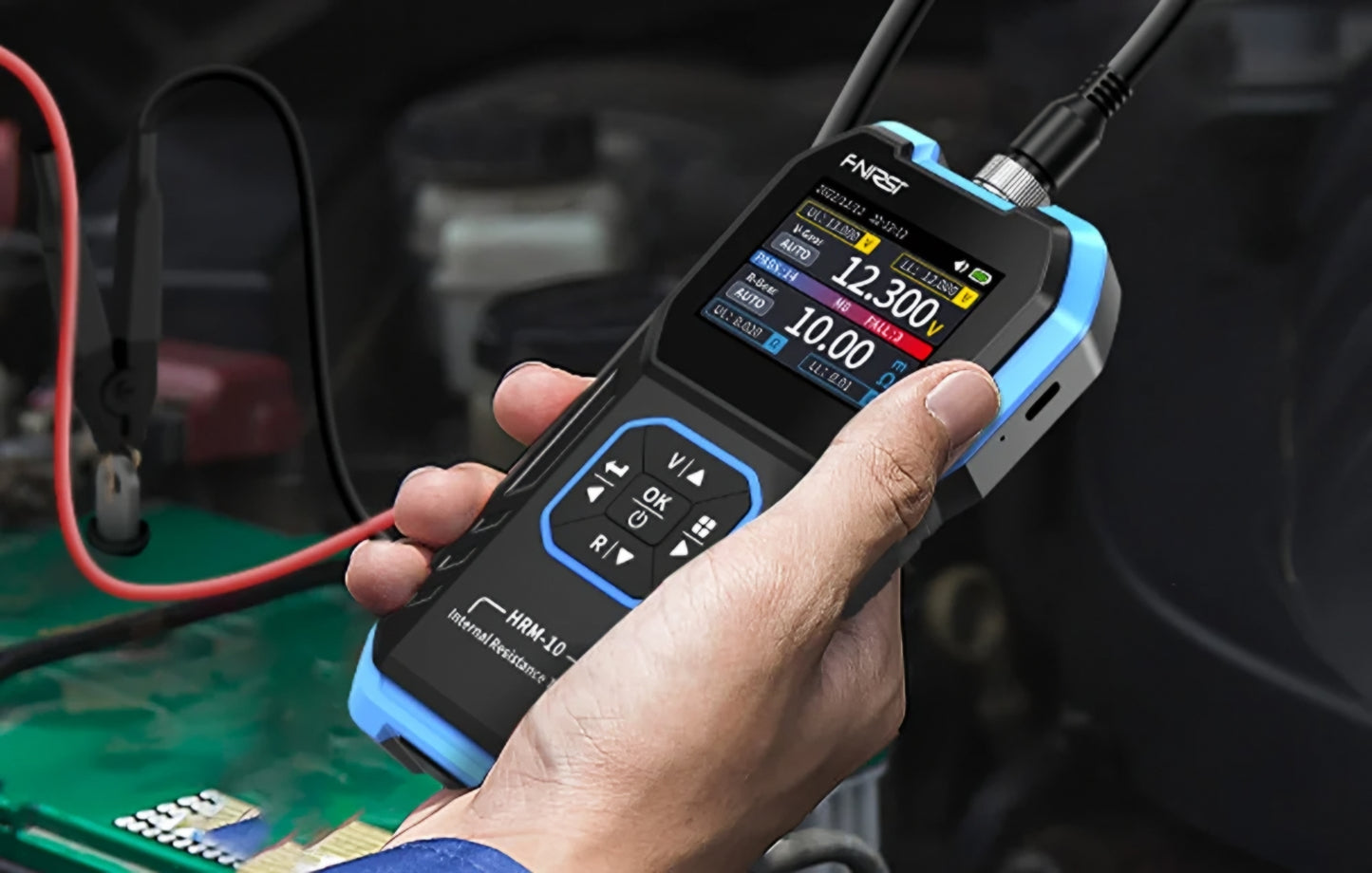 Tester Service Fnirsi HRM-10 för mätning av intern resistans och batterispänning / ackumulator