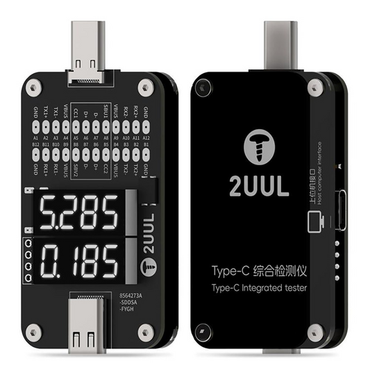 Spänningsmätare 2UUL PW32, USB-C