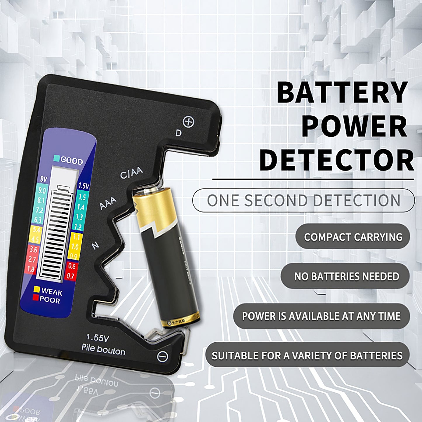 ANENG Voltage Tester for Batteries