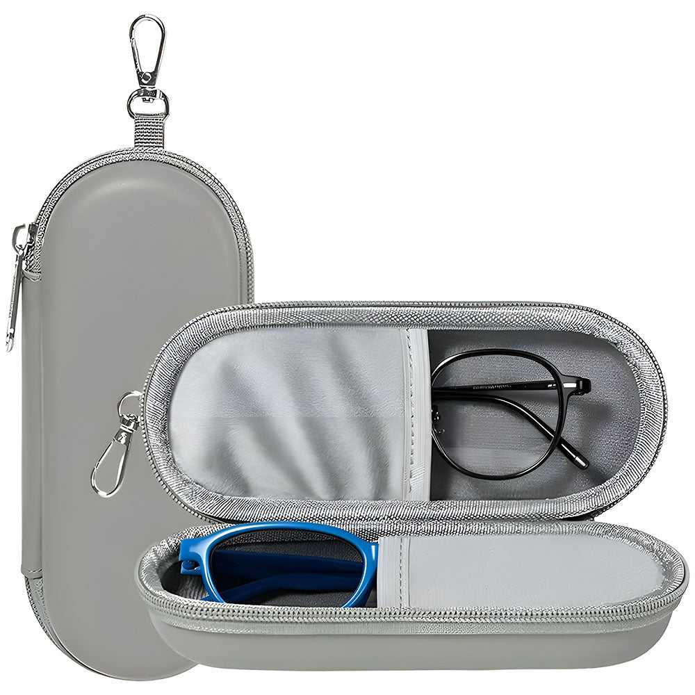 Techsuit ETJ3 Glasögonfodral, 165mm x 65mm x 40mm, Grå