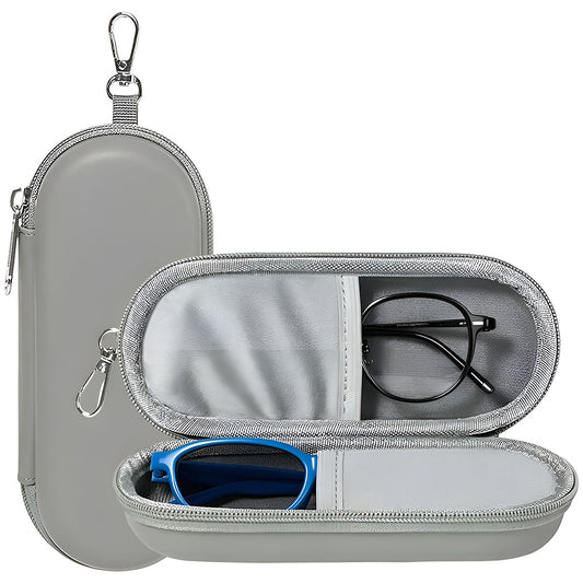 Techsuit ETJ3 Glasögonfodral, 165mm x 65mm x 40mm, Grå