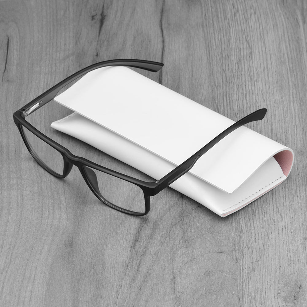 Glasögonfodral Techsuit TRGC-01, 170mm x 80mm x 35mm, Vit