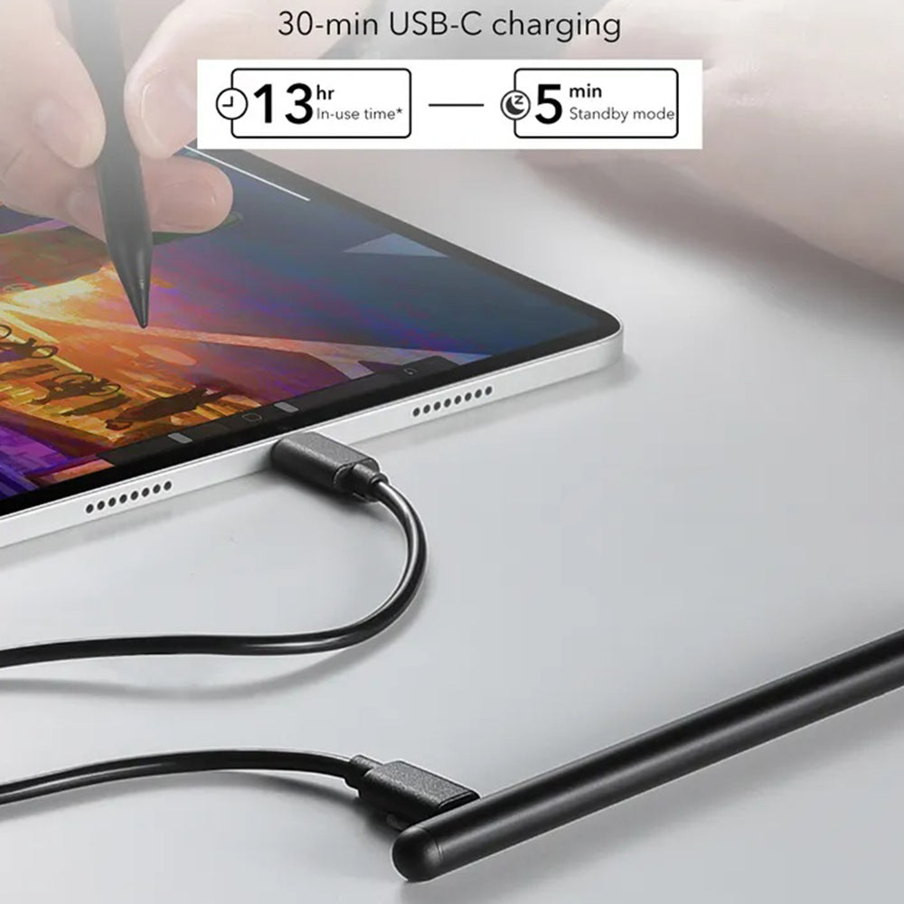 Touch Pen ESR för Apple iPad, Aktiv Version, Svart