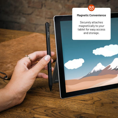 Touch Pen Fixed Graphite Active för enheter med MPP-stöd, Svart